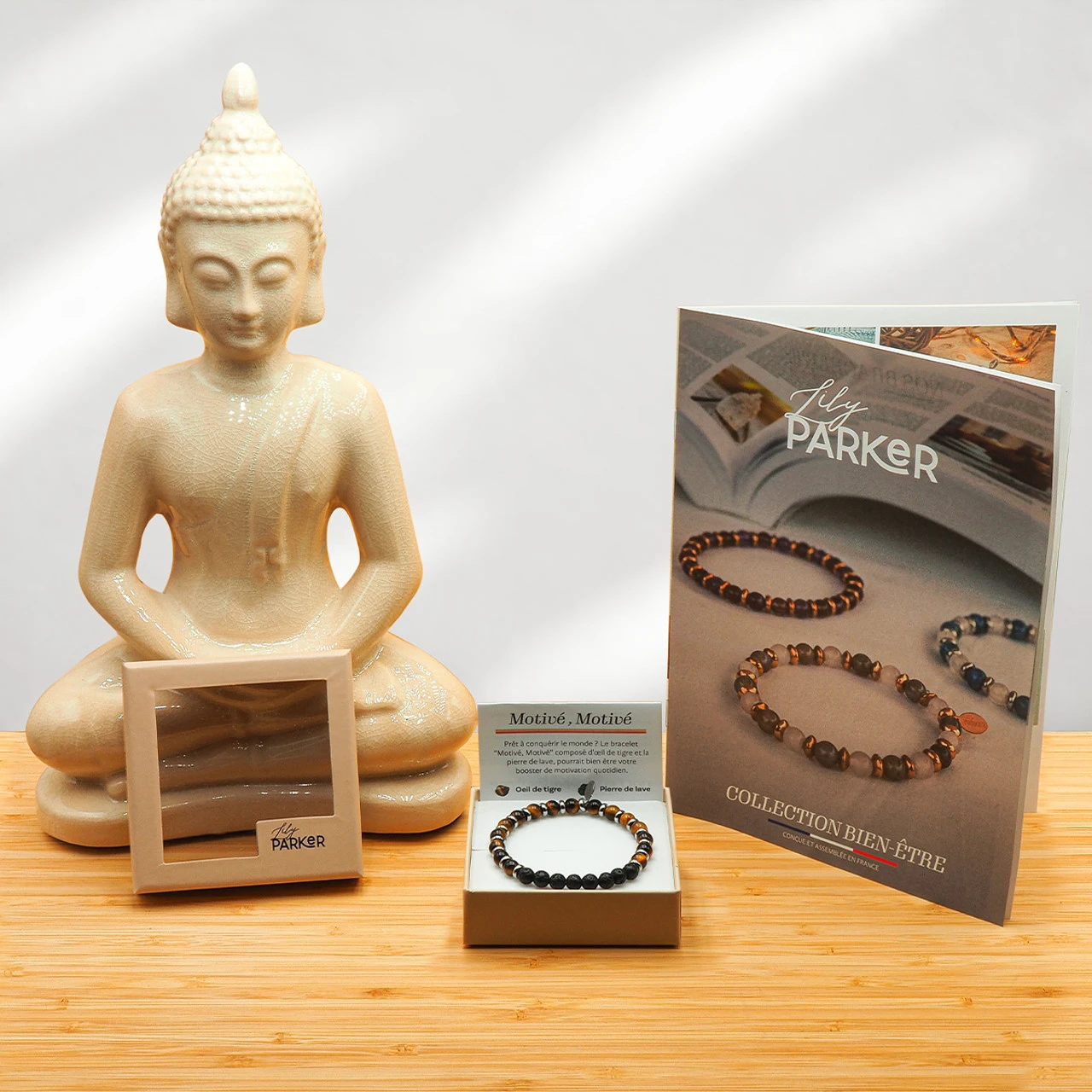 "Motivé , Motivé" - Oeil De Tigre - Pierre De Lave 6 "Motivé , Motivé" - Oeil De Tigre - Pierre De Lave – Image 4