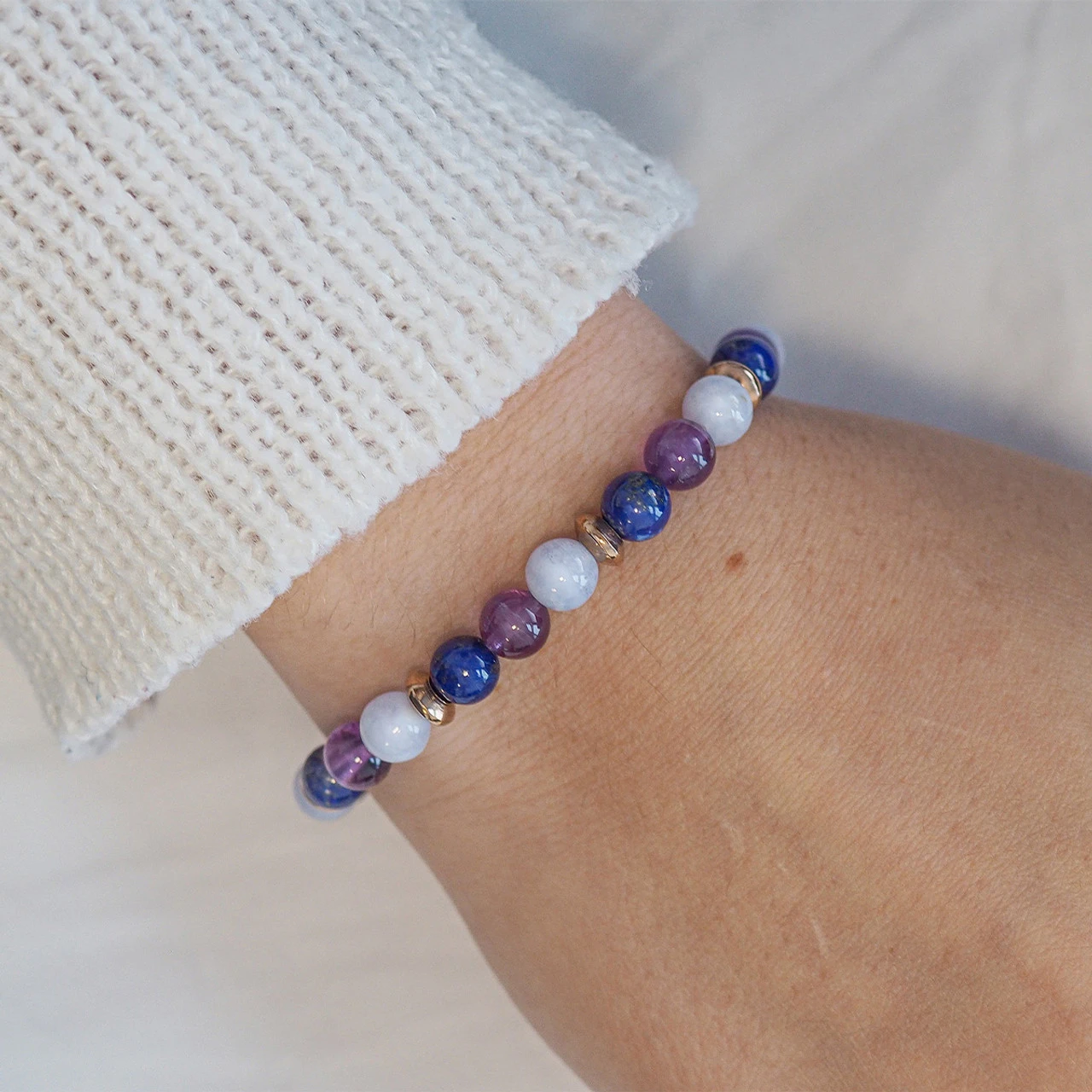 "Calme Intérieur" - Calédoine Bleue - Lapis Lazuli 4 "Calme Intérieur" - Calédoine Bleue - Lapis Lazuli – Image 2