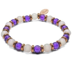 "Bonne Nuit" - Améthyste - Quartz Rose