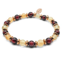 "Power Boost" - Citrine - Grenat