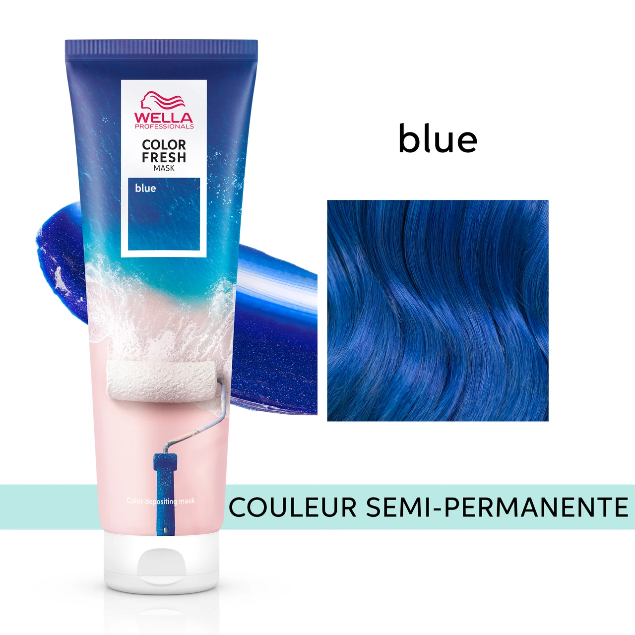 Masque Color Fresh Wella Blue 150ml 6 Masque Color Fresh Wella Blue 150ml – Image 4