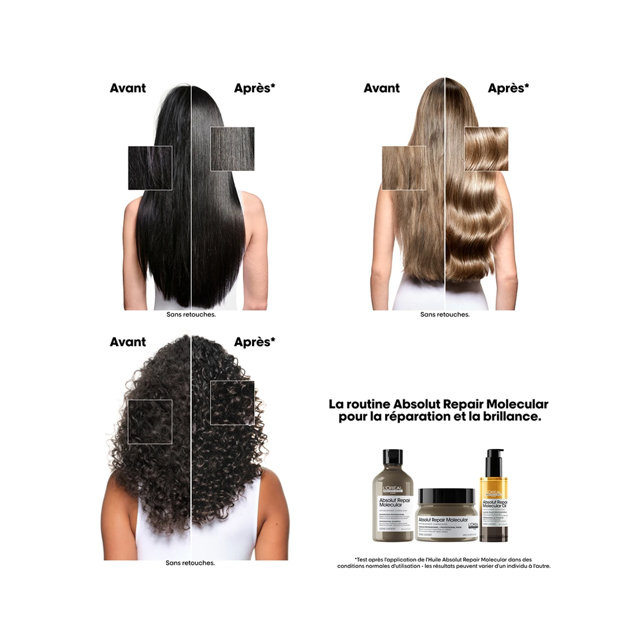 Huile Bi-Phase Réparatrice Absolut Repair Molecular L'Oréal Professionnel 90ml 5 Huile Bi-Phase Réparatrice Absolut Repair Molecular L'Oréal Professionnel 90ml – Image 4