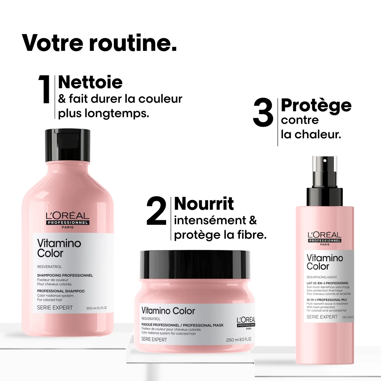 Vitamino Color Shampoing Pour Cheveux Colorés L'Oréal 500ml 7 Vitamino Color Shampoing Pour Cheveux Colorés L'Oréal 500ml – Image 5
