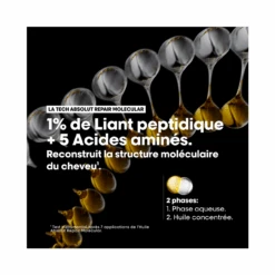 Huile Bi-Phase Réparatrice Absolut Repair Molecular L'Oréal Professionnel 90ml 7 Huile Bi-Phase Réparatrice Absolut Repair Molecular L'Oréal Professionnel 90ml -Hair Store 3 00735.1751873760