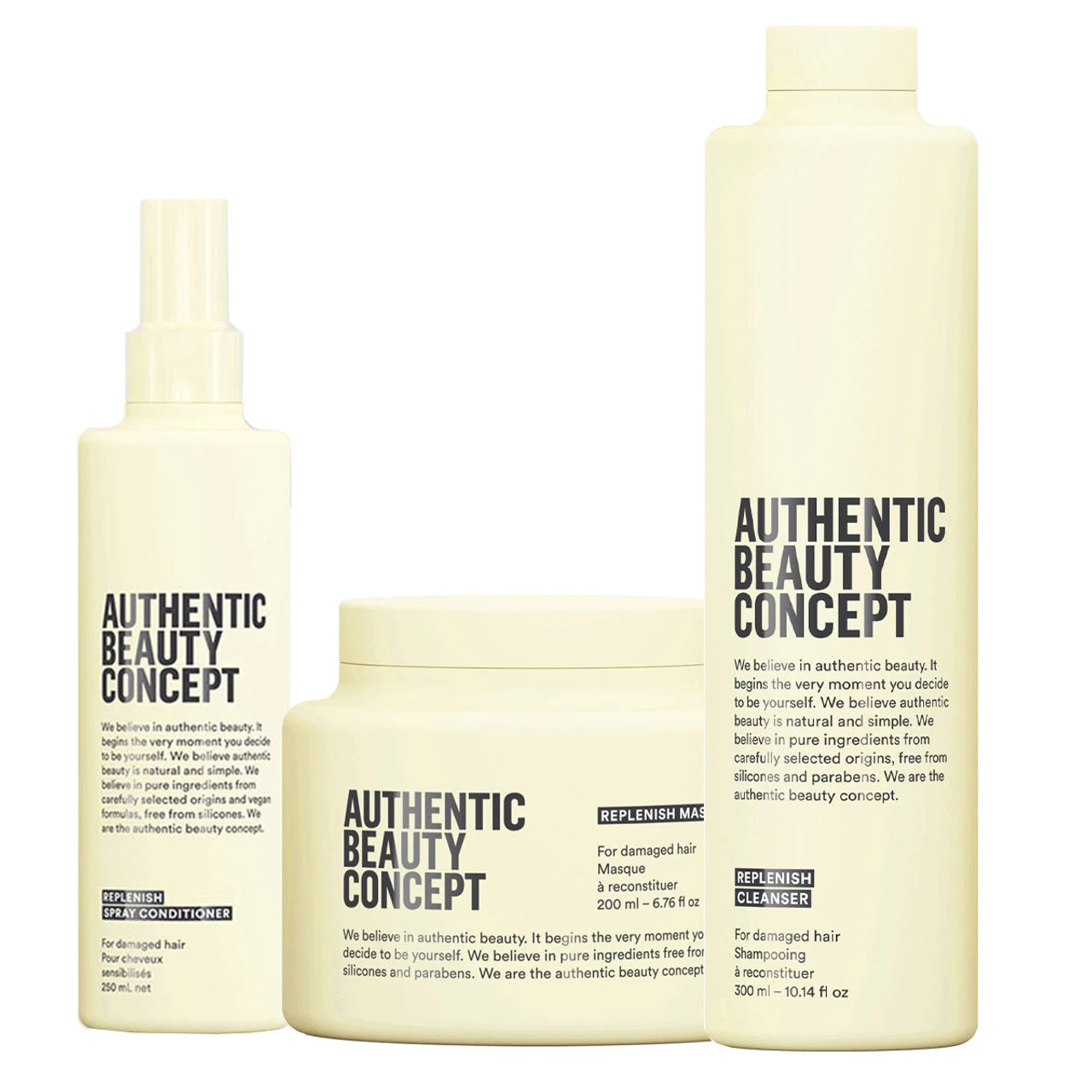 ABC Pack Réparateur Authentic Beauty Concept 3 ABC Pack Réparateur Authentic Beauty Concept