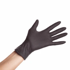 Gants En Nitril Jetables Noir X100