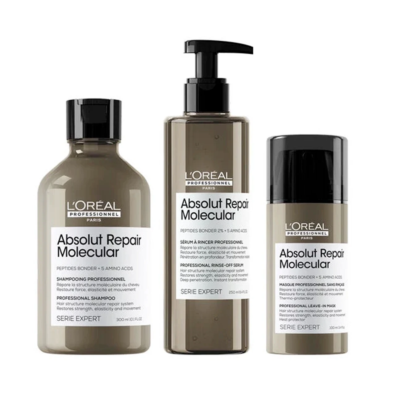 Routine Réparatrice Absolut Repair Molecular L'Oréal Professionnel 3 Routine Réparatrice Absolut Repair Molecular L'Oréal Professionnel