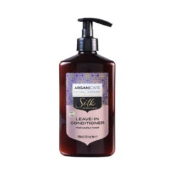 Soin Sans Rinçage Protéine De Soie Cheveux Bouclés Arganicare 400ml