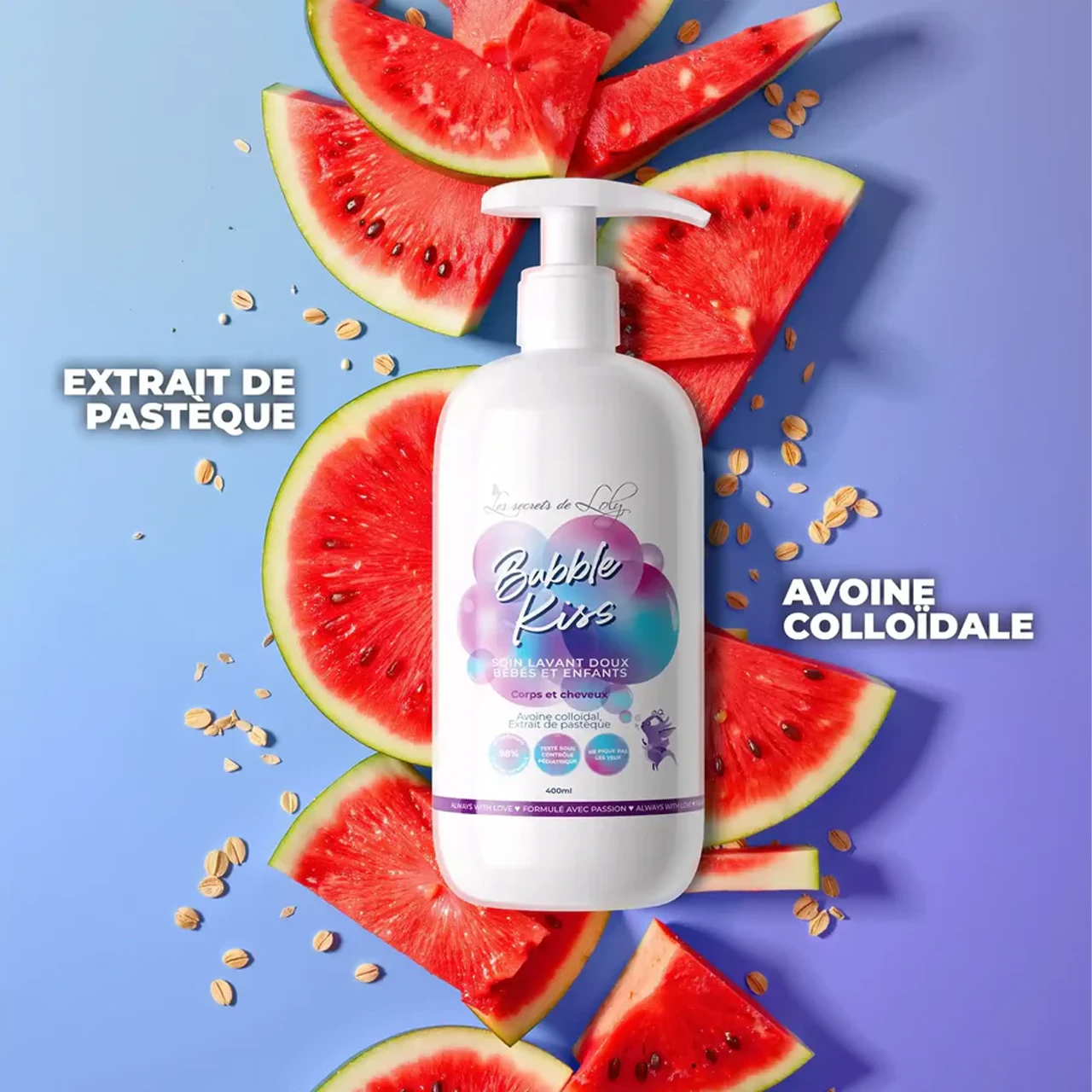 Soin Lavant Doux Bébés Et Enfants - Corps Et Cheveux Les Secrets De Loly 400 Ml 5 Soin Lavant Doux Bébés Et Enfants - Corps Et Cheveux Les Secrets De Loly 400 Ml – Image 3