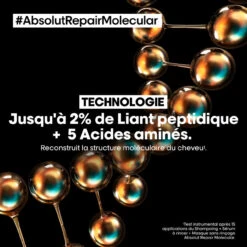 Shampooing Absolut Repair Molecular L'Oréal Professionnel 1500 Ml 10 Shampooing Absolut Repair Molecular L'Oréal Professionnel 1500 Ml -Hair Store b7a7ac30 a3e2 4f9c 8d7a f25dbb3a2551 79105.1694081531