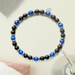 "Équilibre Masculin" - Lapis Lazuli - Tourmaline Noire -Hair Store equilibre masculin 1 01339.1732888690