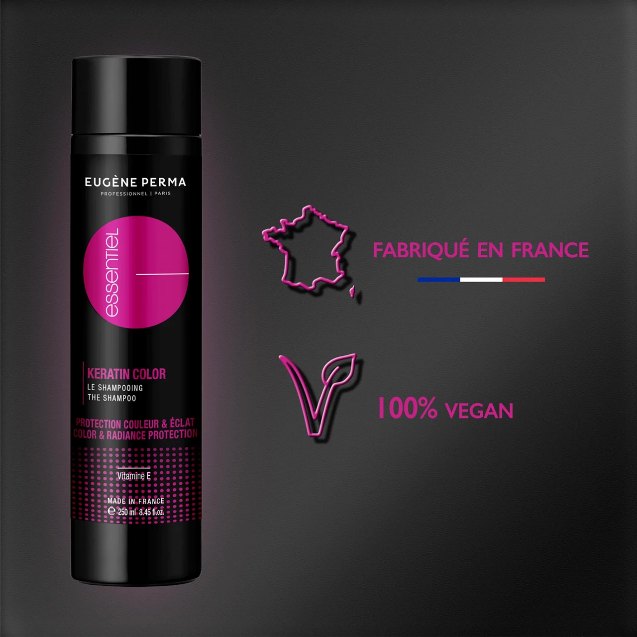 Shampooing Keratin Color Eugène Perma 1000ml 6 Shampooing Keratin Color Eugène Perma 1000ml – Image 4