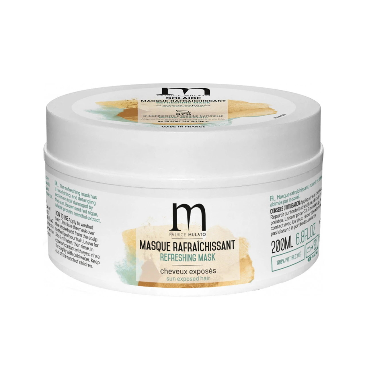Masque Rafraichissant Solaire 200ml - Mulato 3 Masque Rafraichissant Solaire 200ml - Mulato