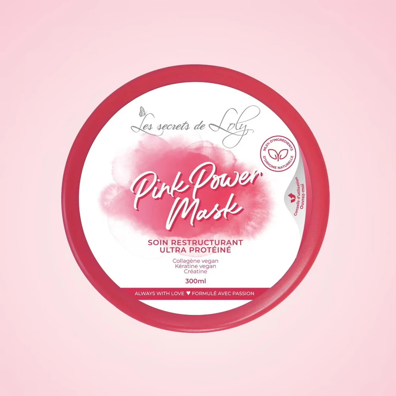 Pink Power Mask Les Secrets De Loly 300 Ml 5 Pink Power Mask Les Secrets De Loly 300 Ml – Image 3