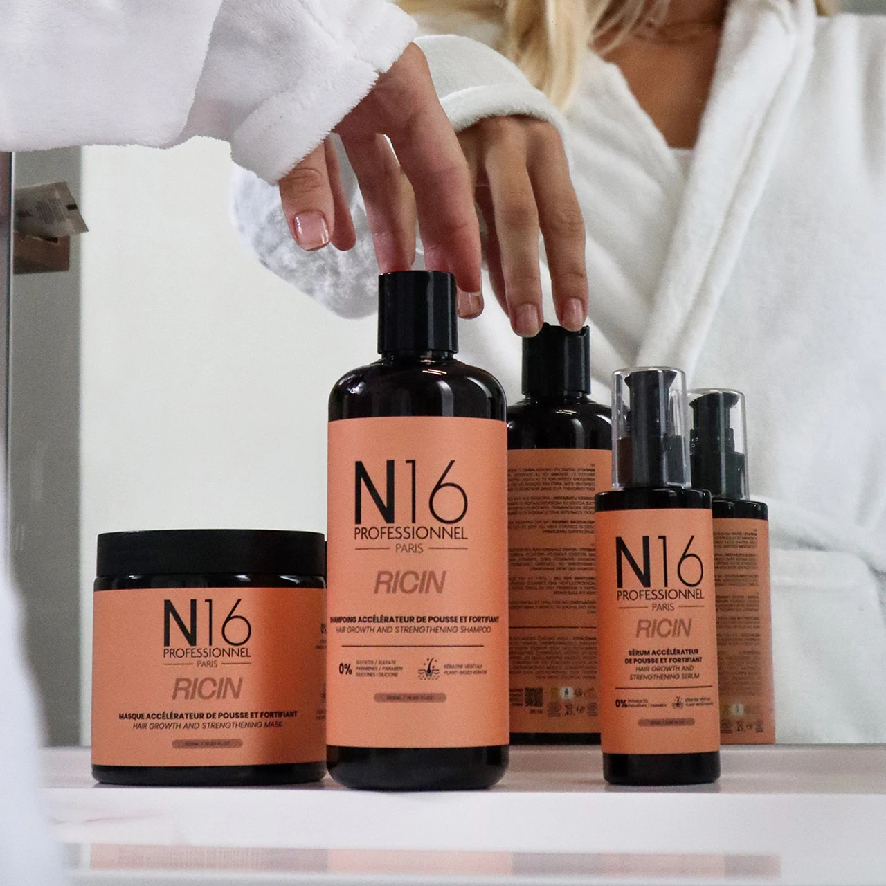 Sérum Ricin Accélérateur De Pousse N16 Professionnel 100 Ml 6 Sérum Ricin Accélérateur De Pousse N16 Professionnel 100 Ml – Image 4