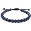 Bracelet "Ocean" Acier Noir - Lapis Lazuli -Hair Store ste b020 56427.1732708350