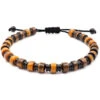 Bracelet "Tiger" Acier Noir - Oeil De Tigre -Hair Store ste b021 33146.1732708514